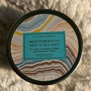 Illuminaria Mediterranean Mist & Sea Salt Scented Candle 6oz
